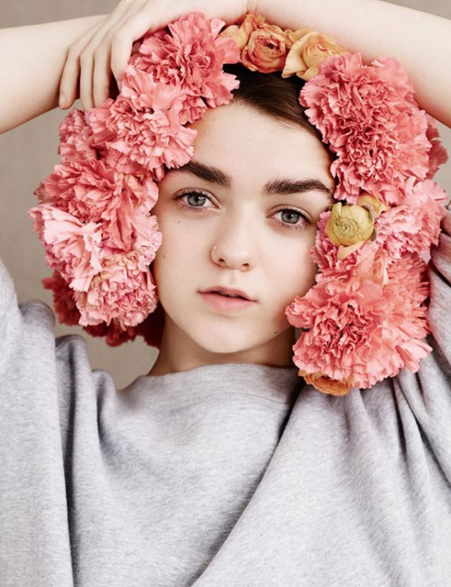 Maisie-Williams-Dazed-and-Confused-Flowers-580x755